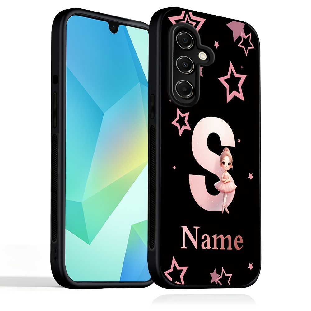 TEMU Phone Case - Stylish Phone Cover - Personalized Name/text, Compatible With For Galaxy A05s A06 A10 A12 A13 A14 A15 A16 A21s A22 4g 5g, Soft
