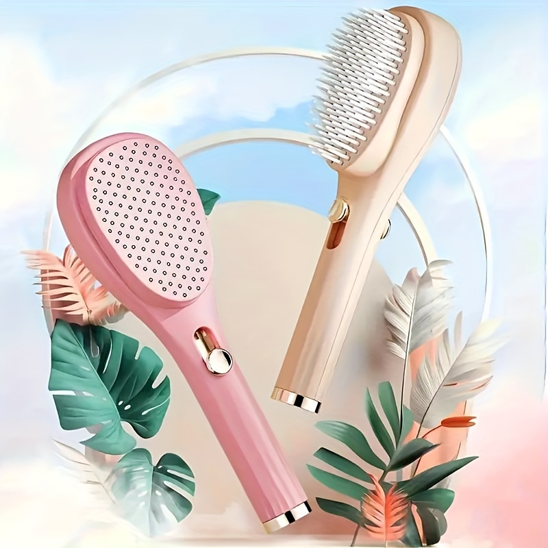 

360° Brush Detangling Hair Brush - Anti-static, Portable, Retractable Hair Brush, Scalp Massager And Cleaner, Fragrance-free, Easy To Clean, Plastic , Hair Brush, Multiple Colors