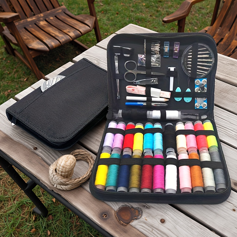 100 件多缝制套件，附配件 - 24 色线、针和线小型维修缝纫套件，基本迷你便携式旅行缝纫用于紧急维修 商品详情 8