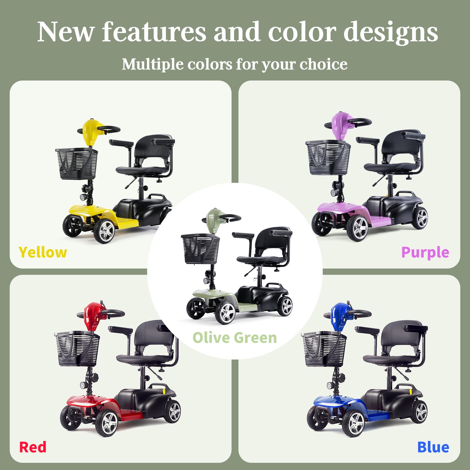 250w foldable electric scooter 24  5ah battery offers a   mile range and   of 5 6 mph it features tires supports 300 lbs and   a charger phone holder and tool kit ideal for senior shopping trips best holiday gift Product details 4