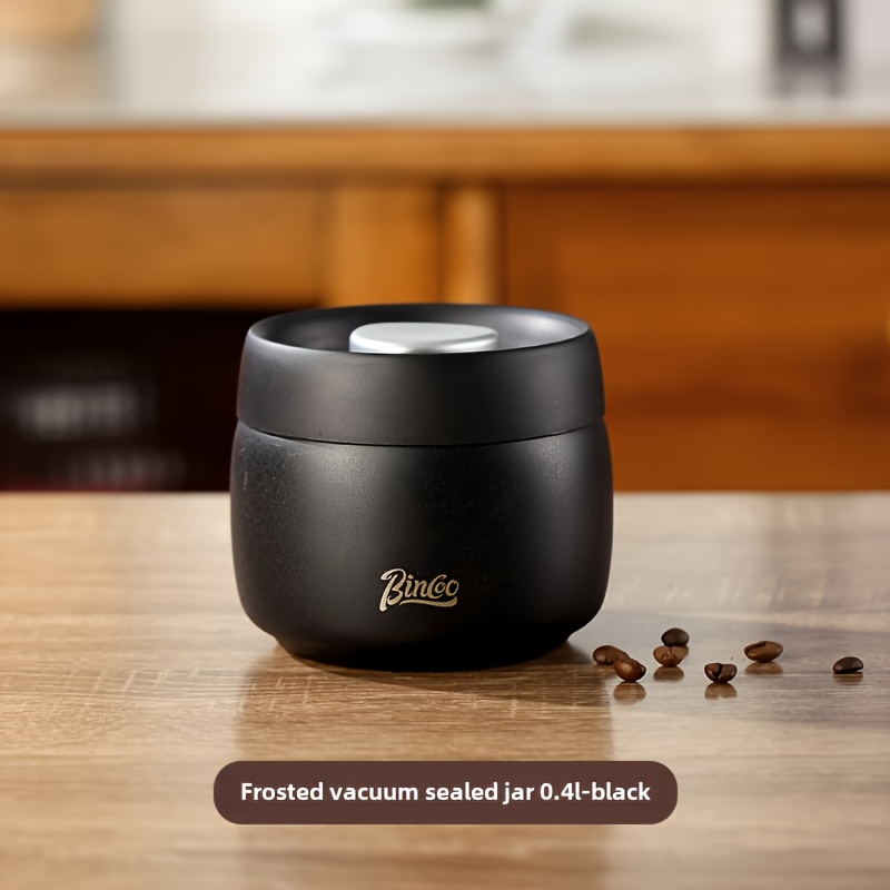 Bincoo Coffee Sealed Can Press -keeping Coffee Storage Can 304 Stainless Steel Storage Can
