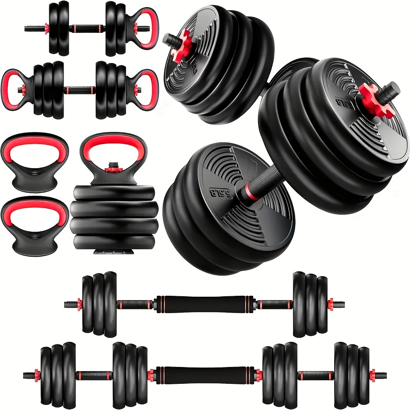 adjustable dumbbell set 20 30 70lbs free weights set Temu