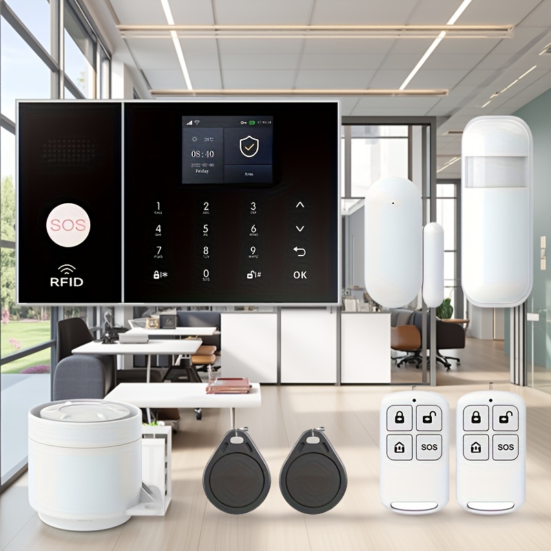 alarma de seguridad para hogar inteligente y alarma solar   - sensor de movimiento para jardín, patio, gallinero y camping, inalámbrica