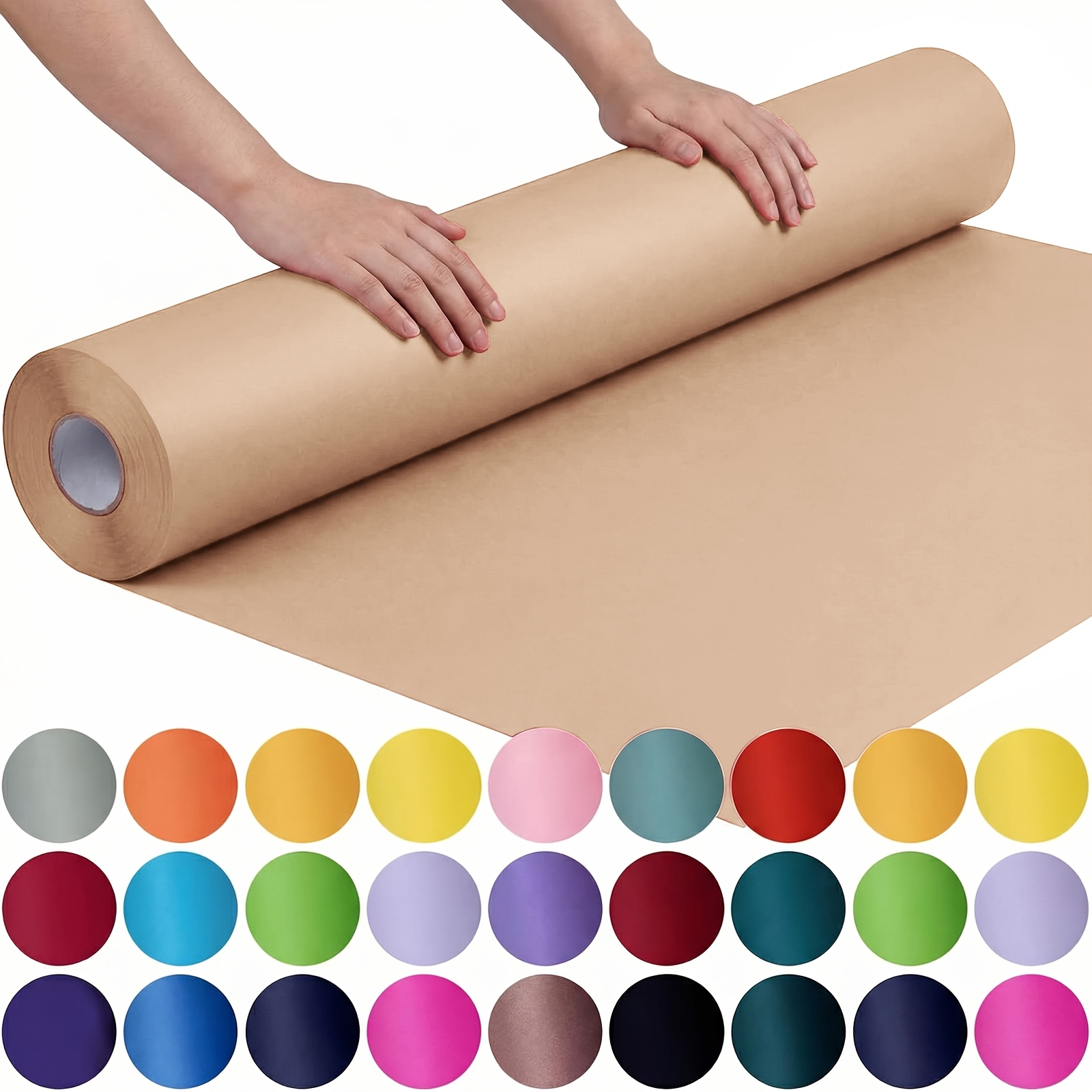 bulletin board paper   paper roll wrapping paper 15 x 490 extra wide thick for shipping gift wrap arts crafts floor and table protection
