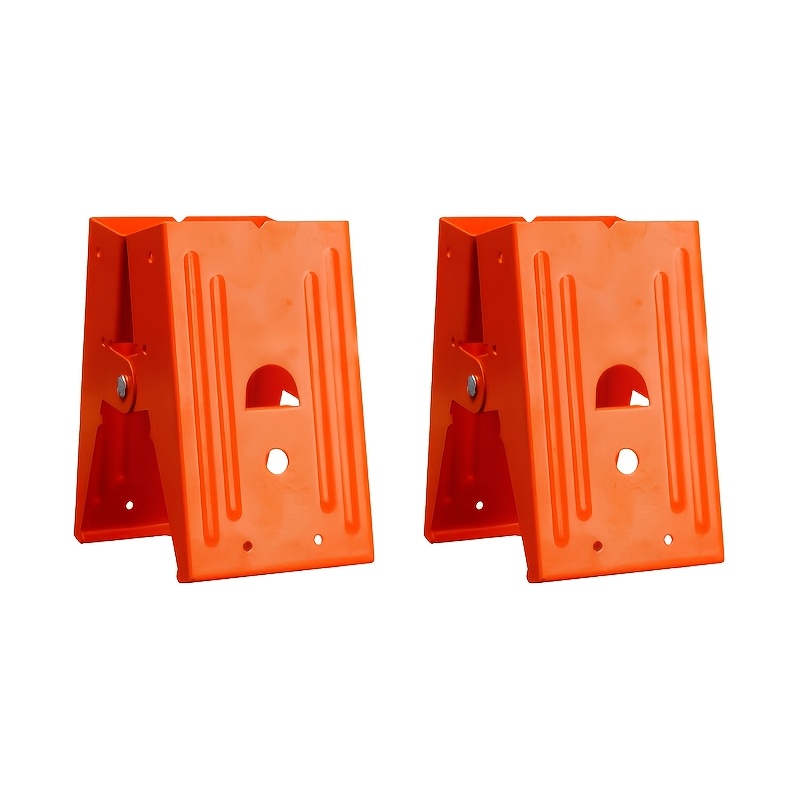 TEMU Lot de 2 supports universels pour béquilles de scie, connecteurs portables pour établi de menuiserie DIY, supports de pieds de table de style