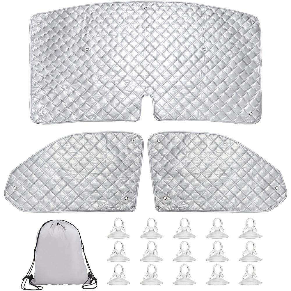 Internal Thermal Blind Window Cover Set For Vw T5 3pcs Sunshade Windscreen Protection Set