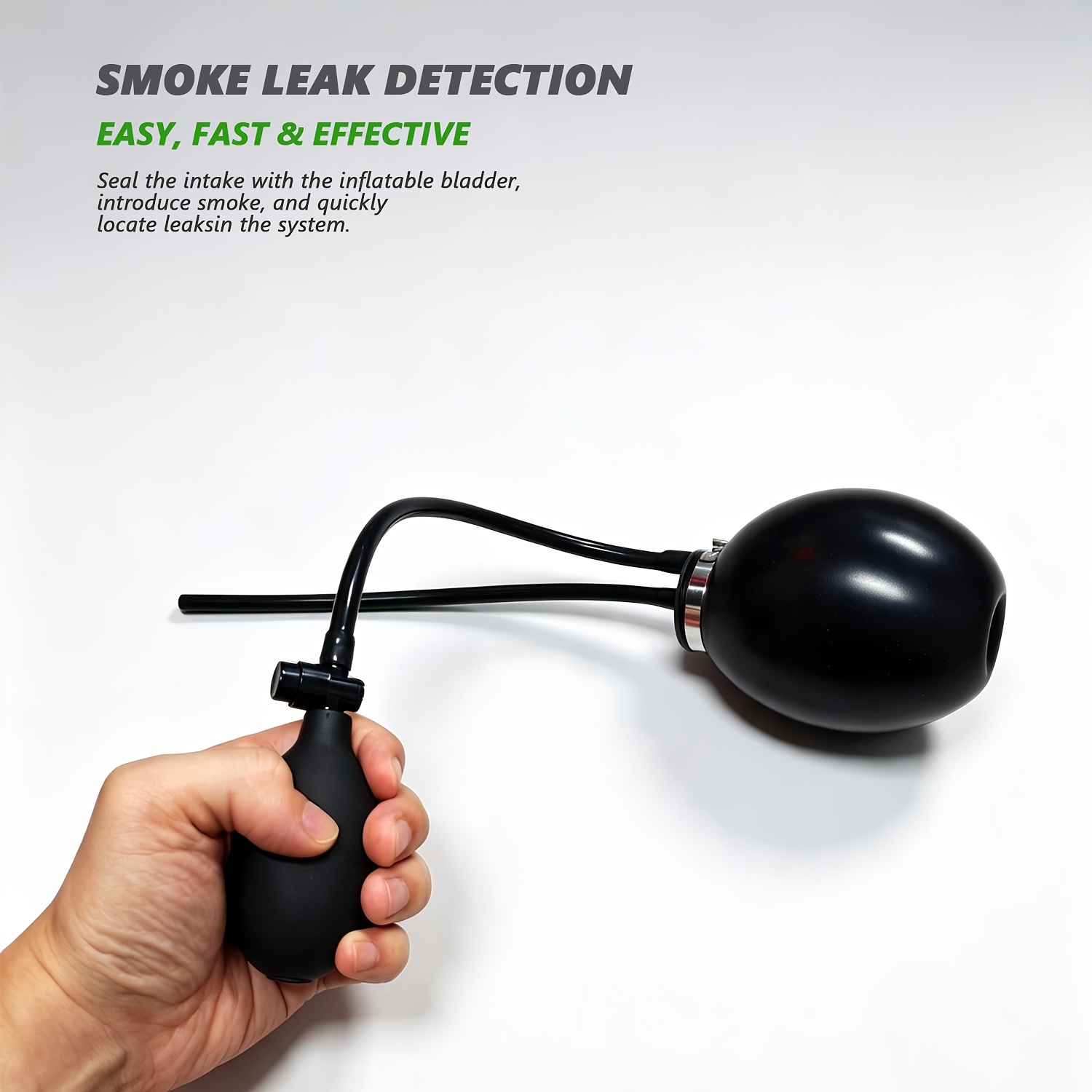 TEMU Smoke Leak Detector Airbag Accessory Suitable For Automotive Smoke Testing Tool With Thickened Airbag Chamber, No , Compatible For Smoke Testing