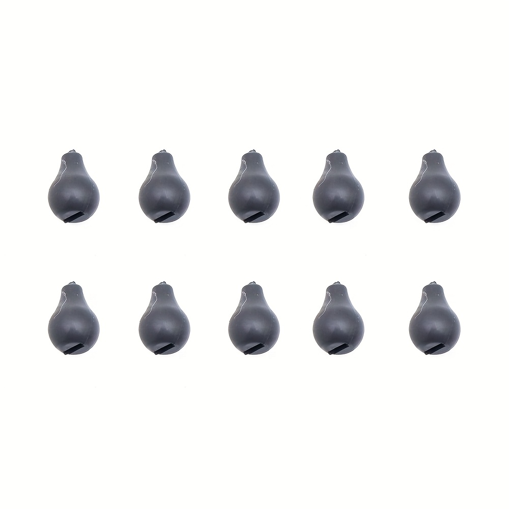 10pcs Carp Fishing Accessories Hair Chod Rig Beads For Fishing Rig Fluorocarbon Line Knotting Stop Beads Fishing Tackle