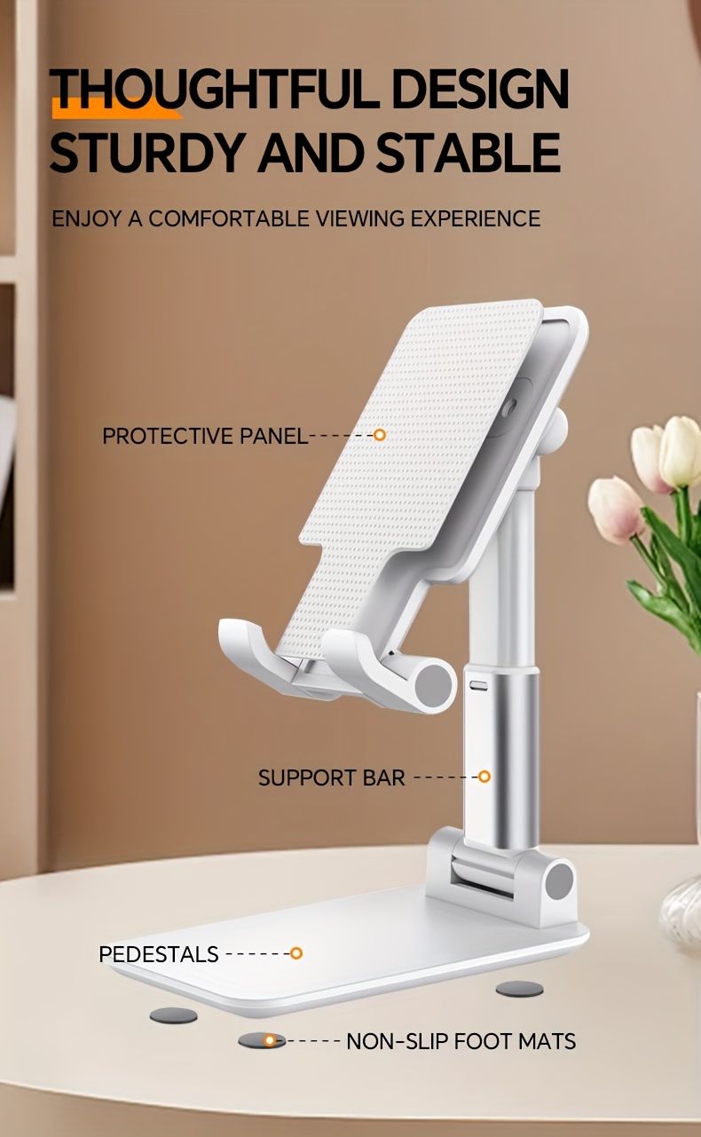 手机支架，稳固耐用，可调节高度，通用abs材料，移动支架，适用于所有型号的手机，多种颜色可选 商品详情 7