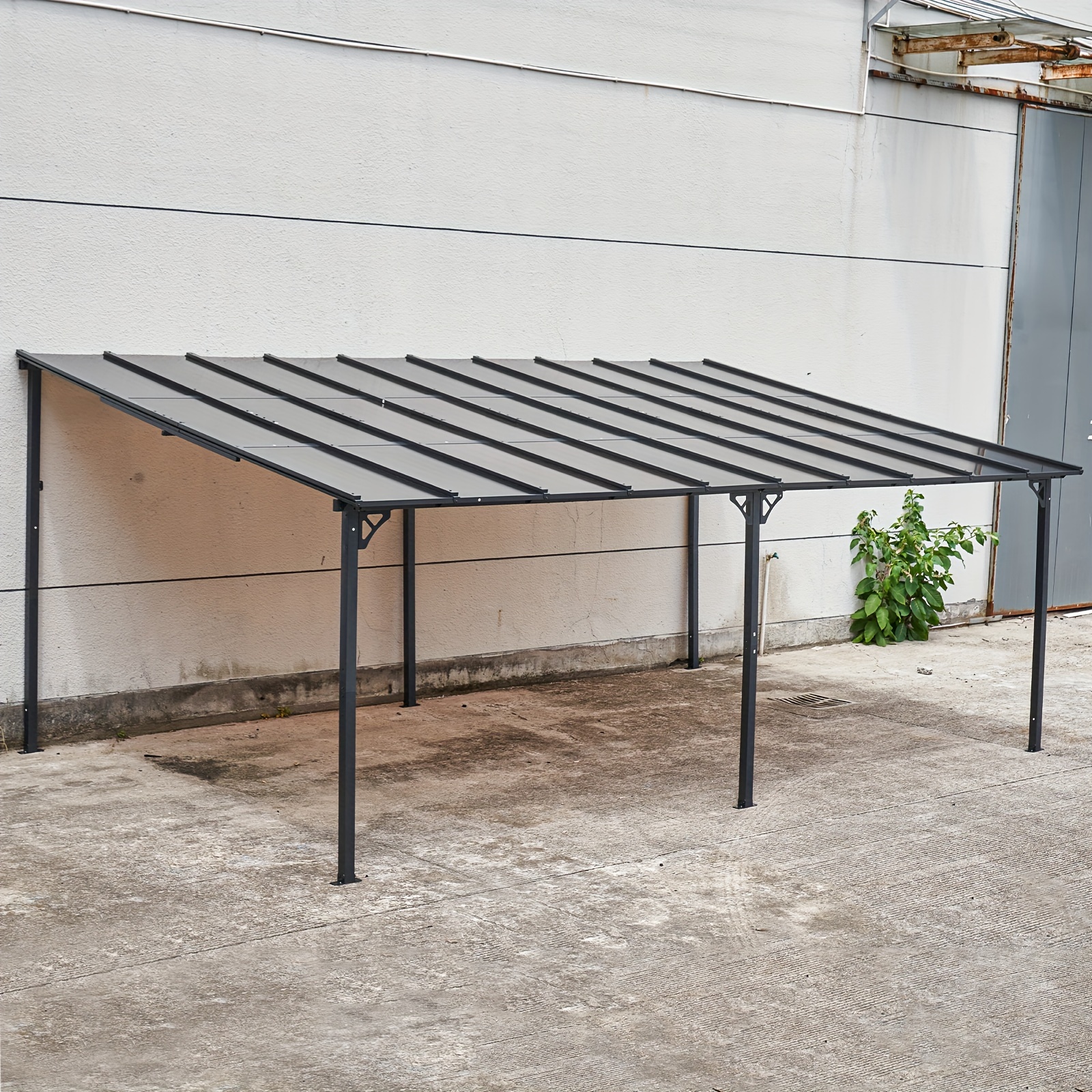 

12' X 20' Heavy-duty Waterproof Alloy Gazebo Pergola With Sloped Roof - Sleek Gray, Ideal For Backyard, Deck, And Patio, Features Decorative Finials And Support Posts