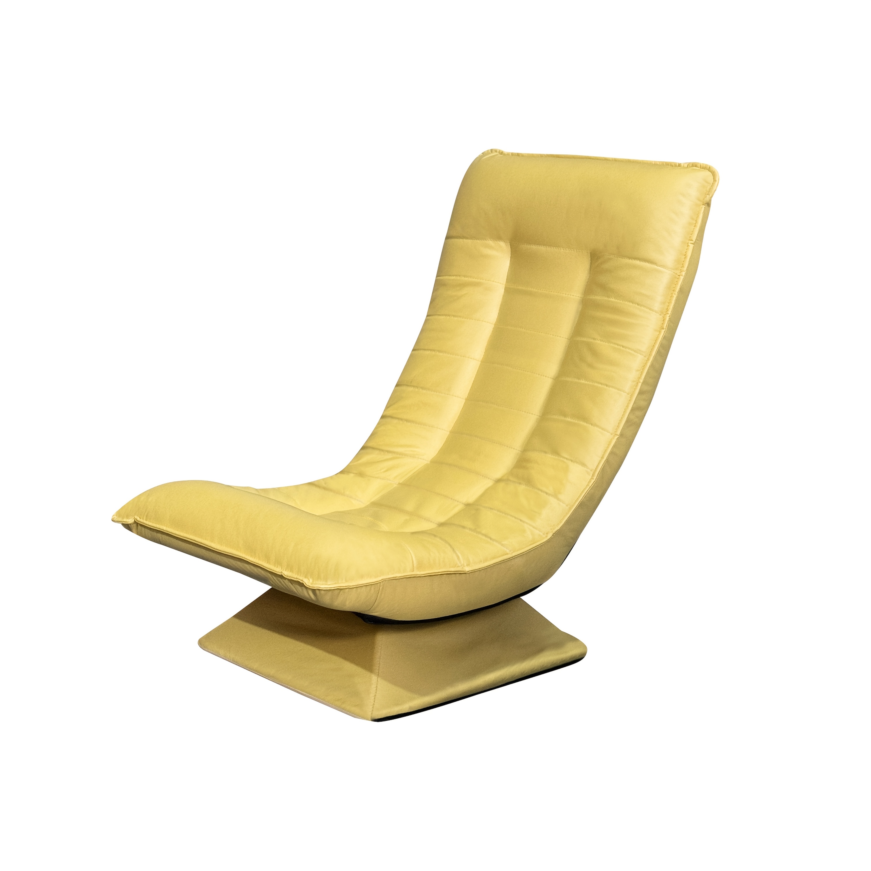 Rotatable Single Moon Chair - Manually Adjustable Chair with Soft Cushion, Easy to Assemble, Filled with Soft Non-Wood Lounge Chair, Suitable for Bedroom, Living Room, Balcony - Space-Saving Modern Decorative Chair