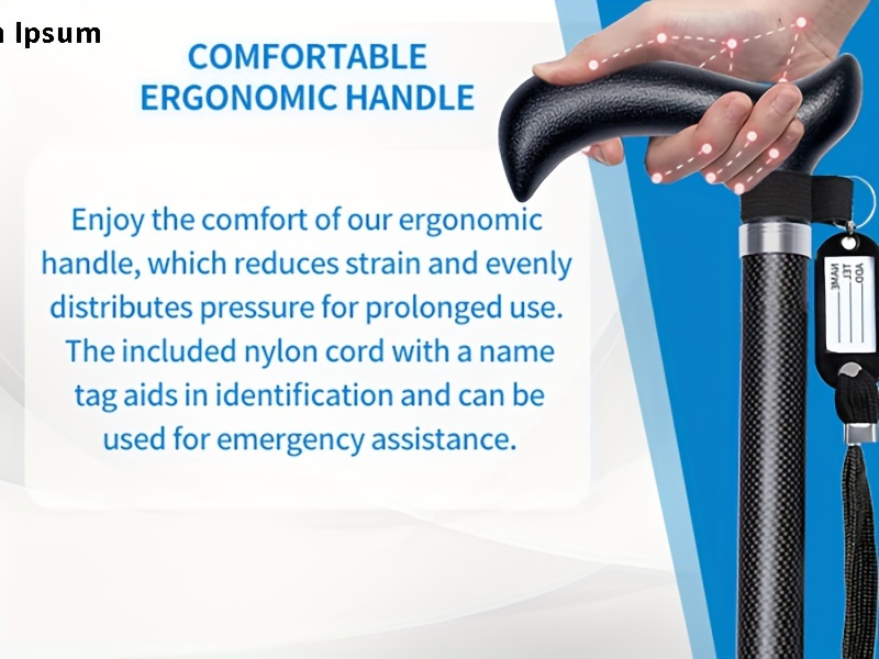 Cane for Men, Canes for Women for Stability, Cane for Women with 10 Adjustable Heights, Cane for Seniors Balance, Carbon Fiber Cane Ultralight 272.16 g, Black Matte.