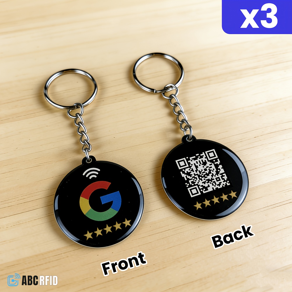 TEMU Nfc Tap And , For Google Review Card, Easy Setup With Review , Perfect For Google Reviews And Social