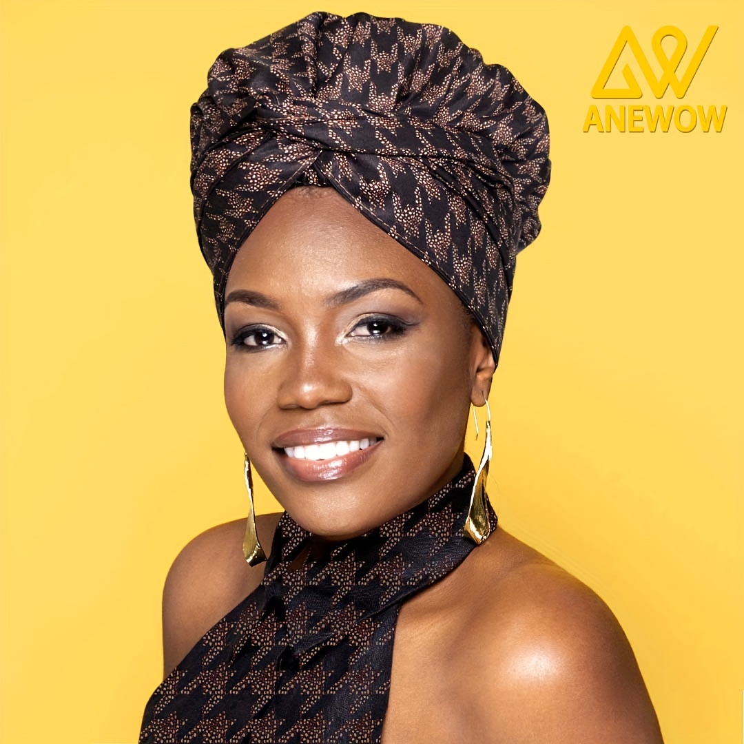 african print head wrap/headband satin Temu Cyprus