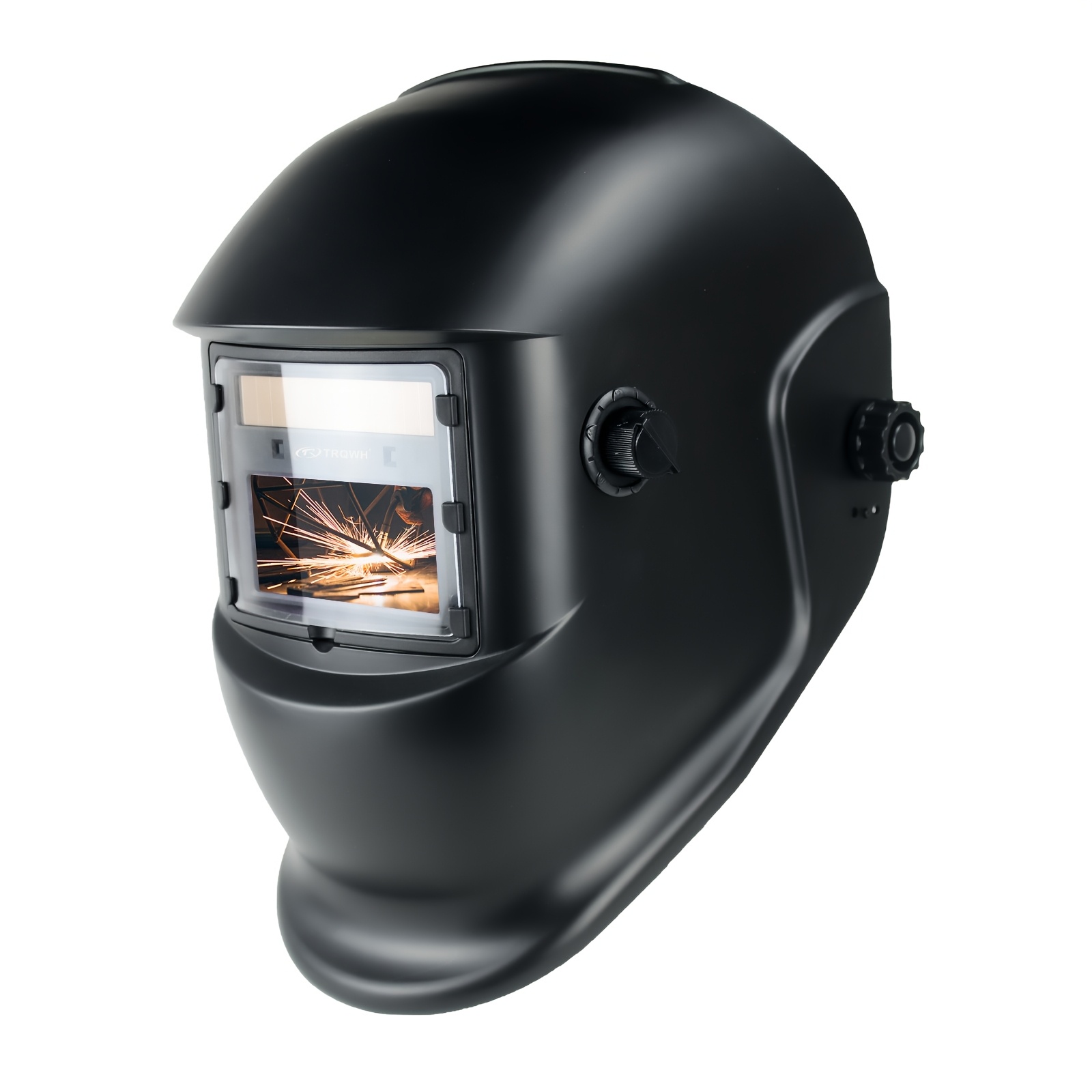 american motorcycle helmet designs ILM Vintage Full Face Motorcycle Helmets Model Z502 Matte Black / Small