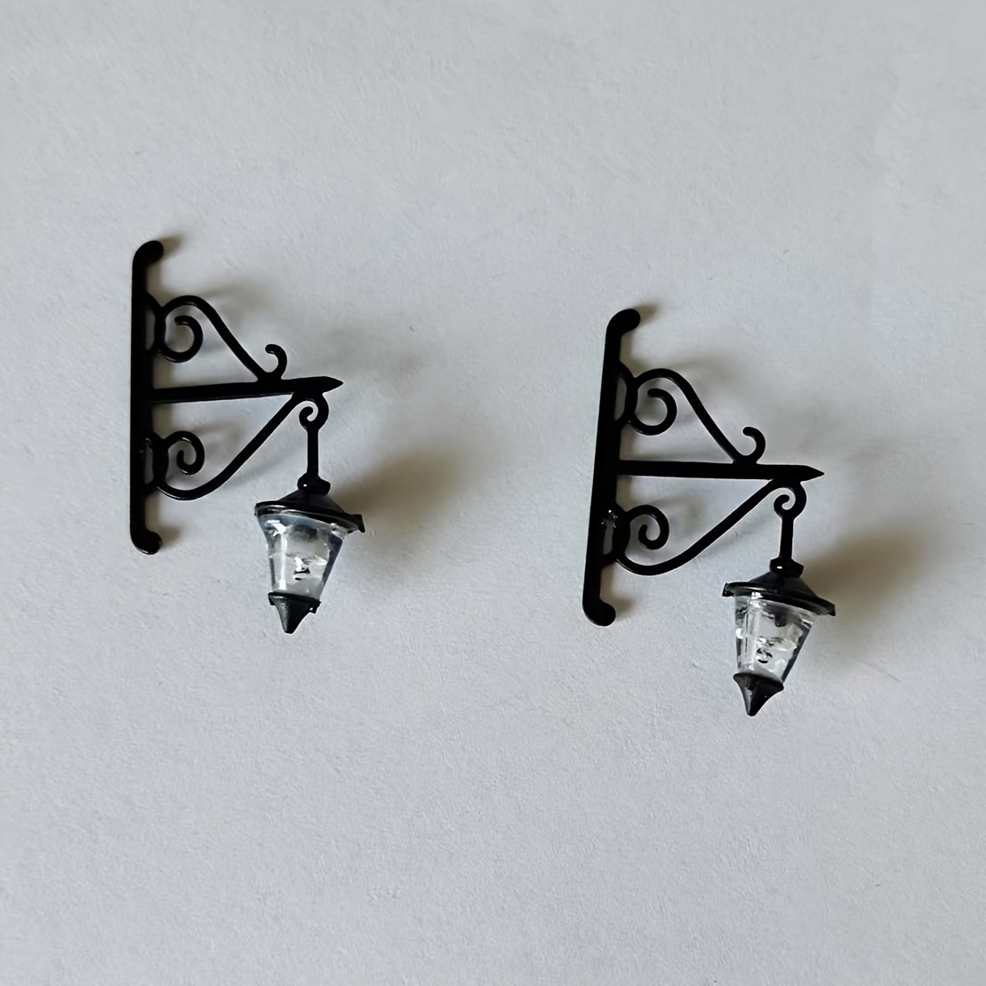 Image of Set Of 2 Moss -landscape Decorative Lights, Materials For Architectural Model Wall Lights, Does Not Power Source And Will Not
