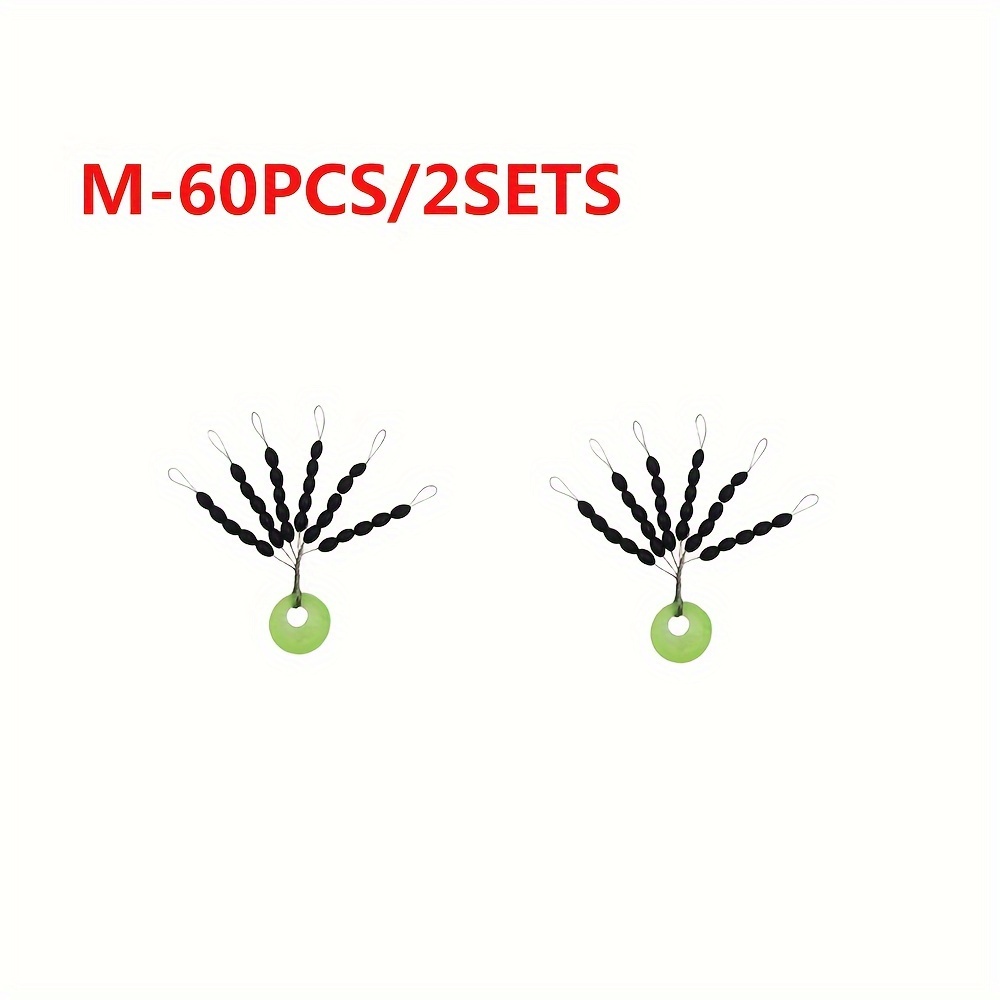 60/150pcs Fishing Bobber Stoppers - S/m/l Sizes, Float Stops, Outdoor Fishing Accessories