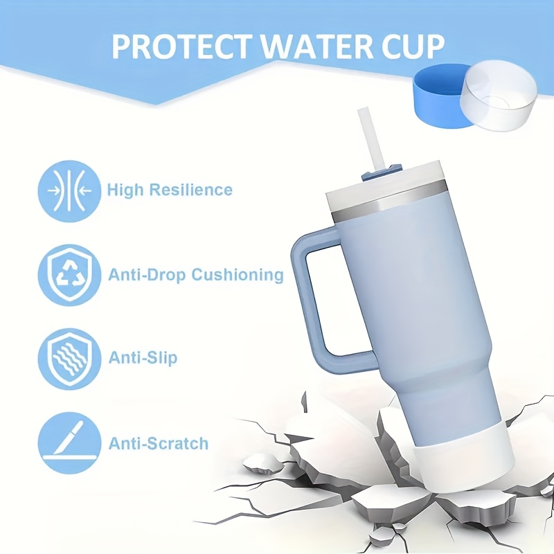 1pc/2pcs cubierta de silicona para taza, adecuada para tazas de agua de 40_32_20oz con base antideslizante   Detalles del producto 1