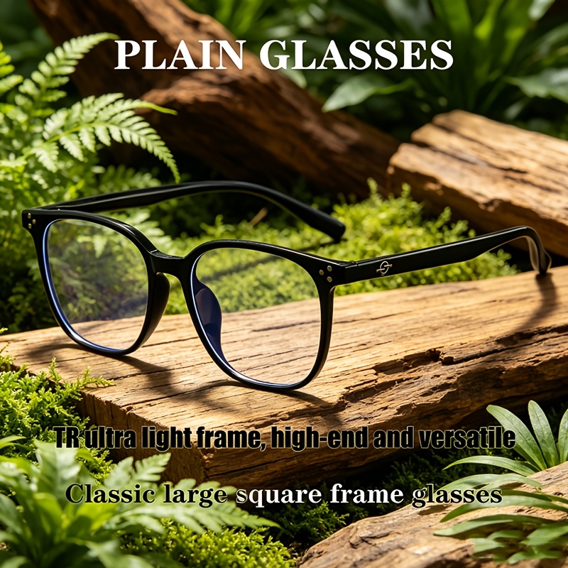 TEMU And Versatile Frame With A Large Frame And Metal Accents, Trendy And Fashionable Tr Frame. The Ultra Is An For Daily Wear And Gifts