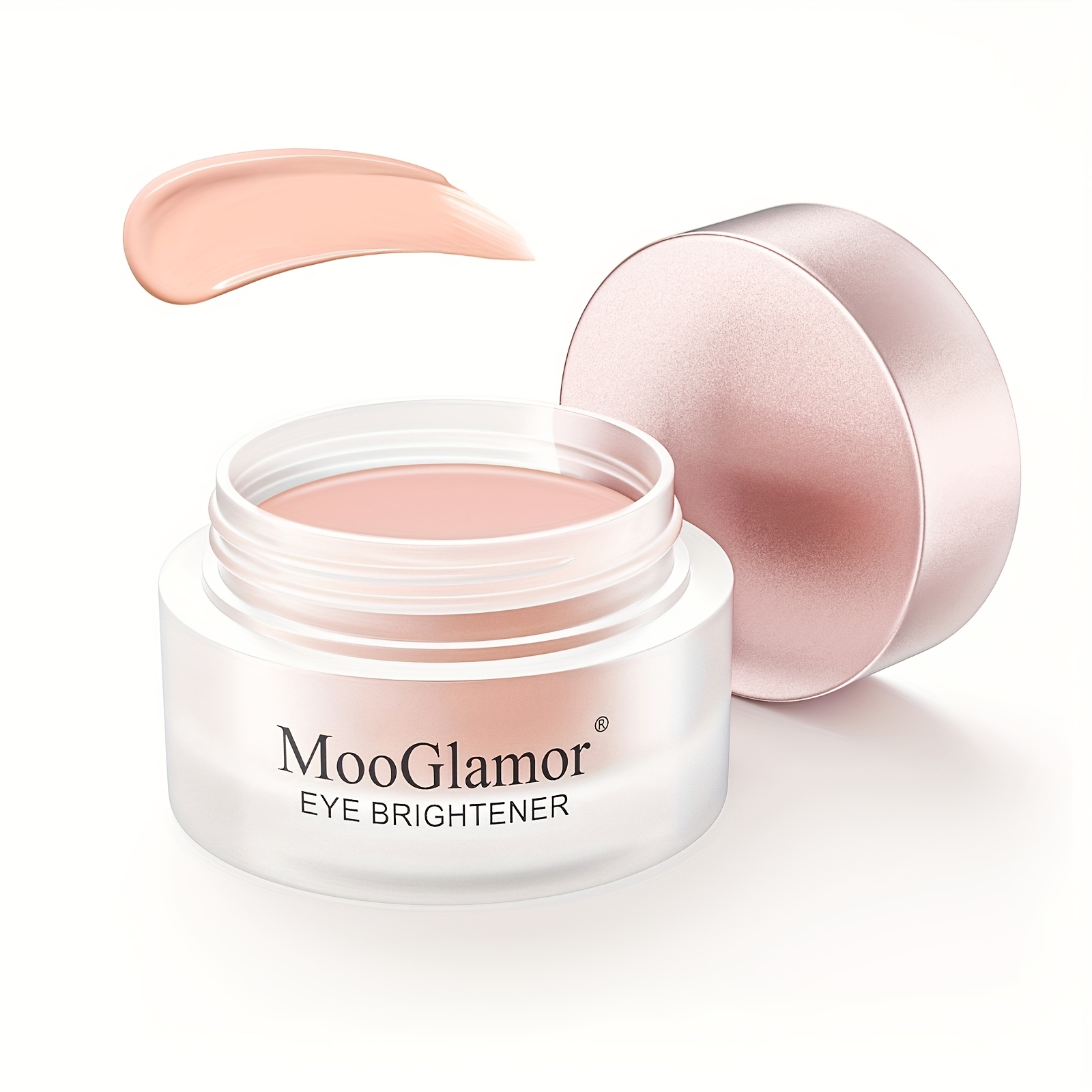 Image of Under-eye Brightening Concealer, Highlighter Contour Foundation Concealer Brightening Cream, Suitable For Types, Medium Coverage, Color Correcting Eye Brightening Cream