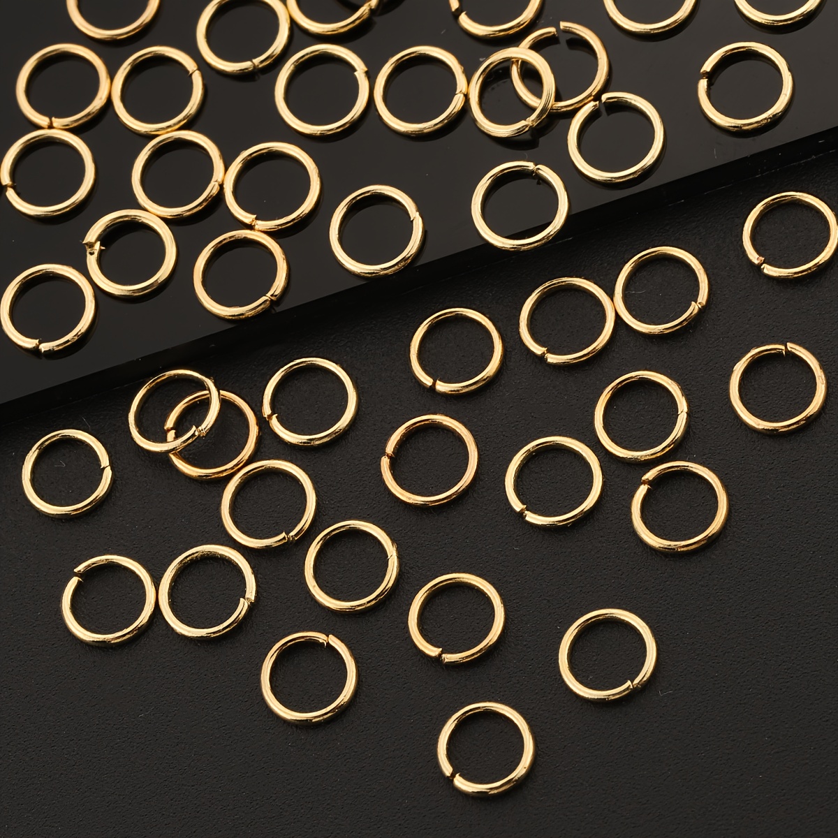 120pcs Golden Stainless Steel Jump Rings Set