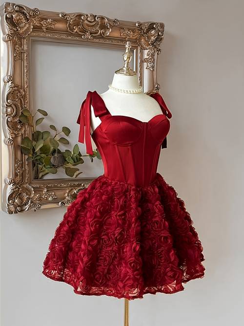 satin strapless mermaid waist cinching evening gown elegant and romantic stylish and beautiful with 3d floral appliqu s and hem suitable for best friend weddings graduation ceremonies vacations afternoon tea or formal