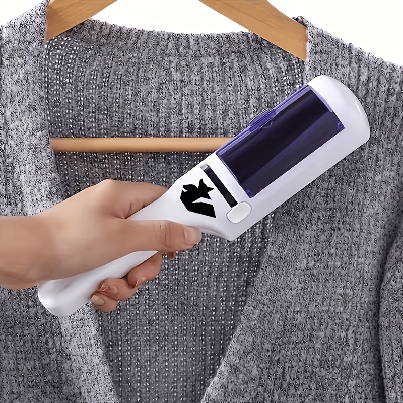 TEMU High- Electrostatic Dusting Brush, Reusable Electrostatic Lint Dry Cleaning Brush, Ergonomically Designed For , Quickly Removes Hair, Clothing