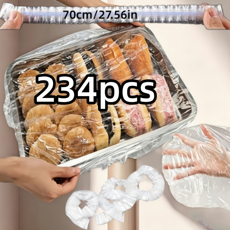 TEMU 758/234/24 piezas Bolsas Grandes para Almacenamiento de Alimentos, Múltiples Tamaños Disponibles (14.96In/27.56In/47.24In), Bolsas Desechables
