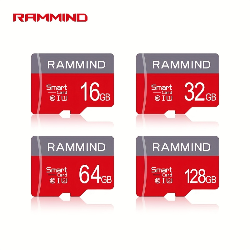 

Rammind 1pc Micro Tf Card With Adapter, Multiple Sizes (4gb/8gb/16gb/32gb/64gb/128gb) For Smartphones, Tablets, Laptops, Dslr Cameras - Flash Memory Card For File Storage And Corporate Use