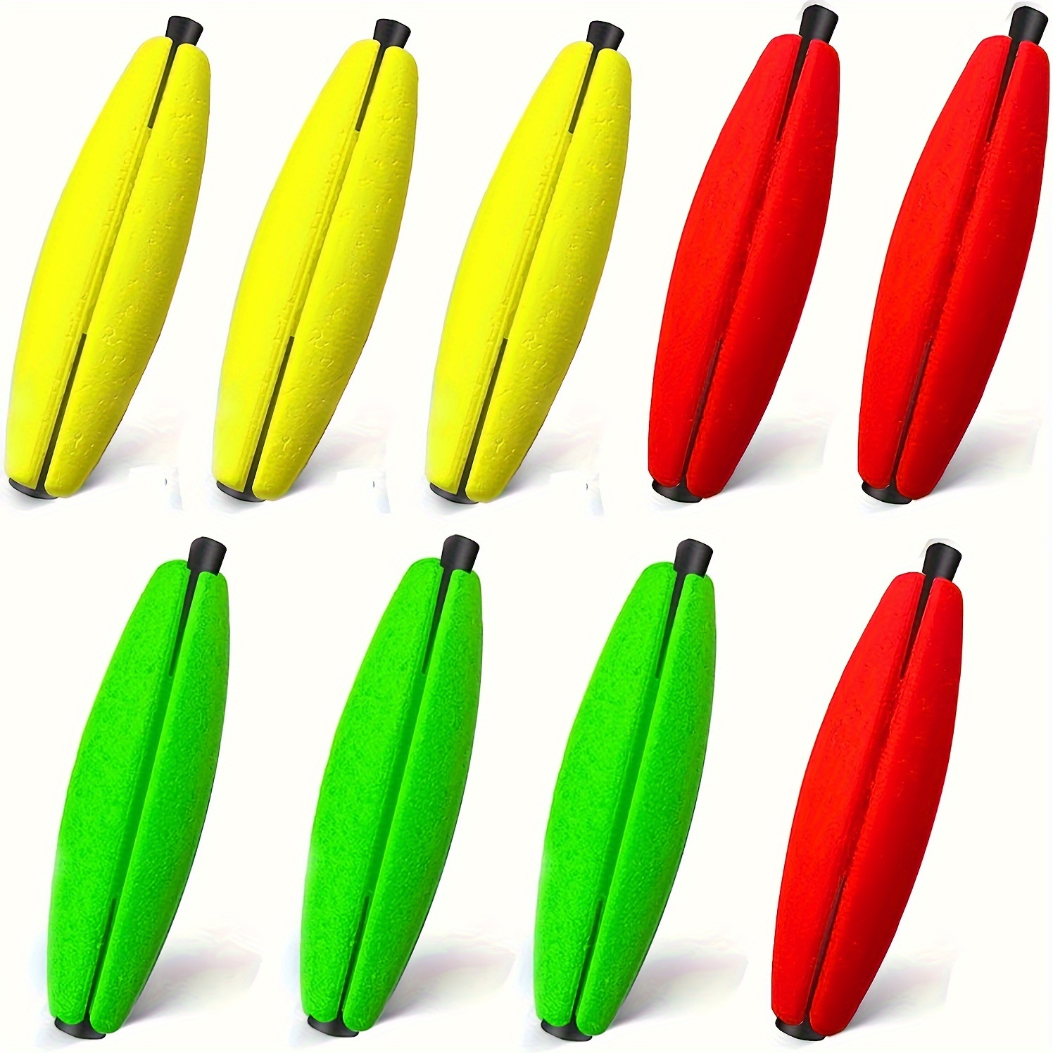 18/24/48pcs Slotted Peg Float For Catfish, Fishing Corks, Foam Bobber For  Santee Rig, Fishing Accessories