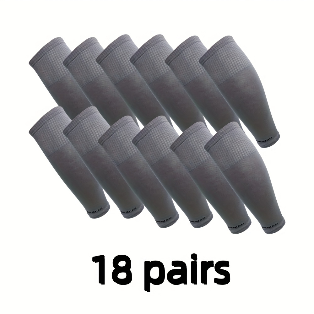 TEMU 18-pair Socks Sold In A Pc, Ankle-length With Small Flame Design, Suitable For Temperature-controlled Mountaineering, Soccer, Basketball, And