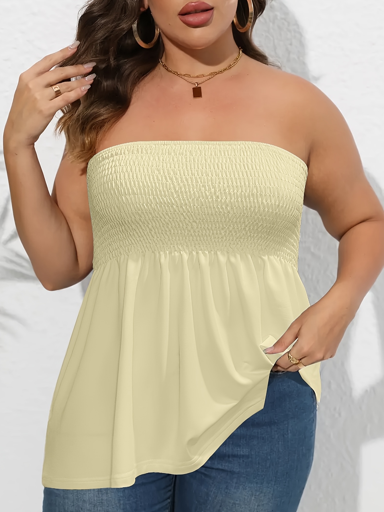 Women's Elegant Off-Shoulder Crop Tube Top - Stretchy Solid Color Short Sleeve Blouse with Ruching Detail, Machine Washable for Spring Summer Fall Casual & Dressy Outfits, Crop Top Blouse, Seasonal Fashion, Flowy Fabric, Comfortable Fit