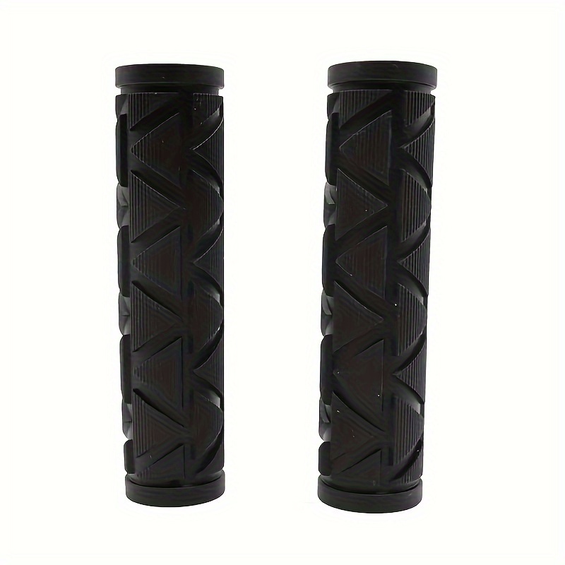 

Black Bicycle Rubber Handle Cover, Mountain Bike Unilateral Locking Handle Cover, Anti Slip Texture Handle Cover, Cycling Accessories