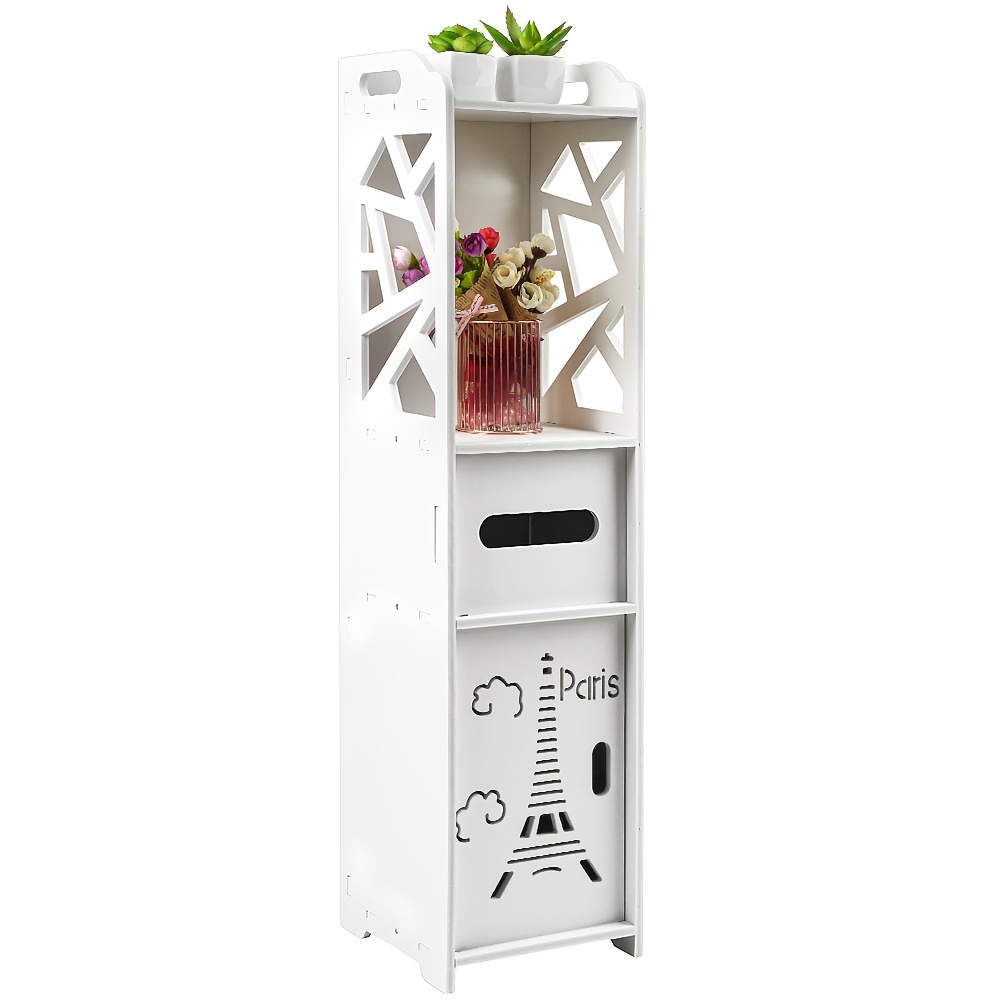 TEMU 20*20*80cm, Armario de baño pequeño, Armario de baño de pie, Armario de almacenamiento de baño, Almacenamiento de baño, Cajón, Partición, pequeño, Muebles de salón pequeño