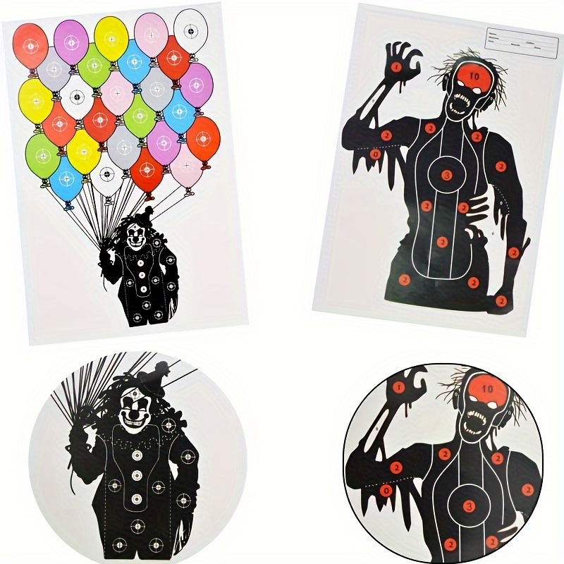 

20-pack Paper Shooting Targets For Target Archery Practice - Square Shape For Indoor & Outdoor Use