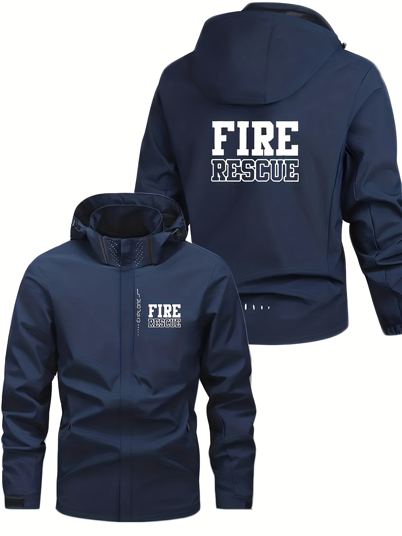 autumn winter firefighter hooded jacket pattern - Temu South Africa