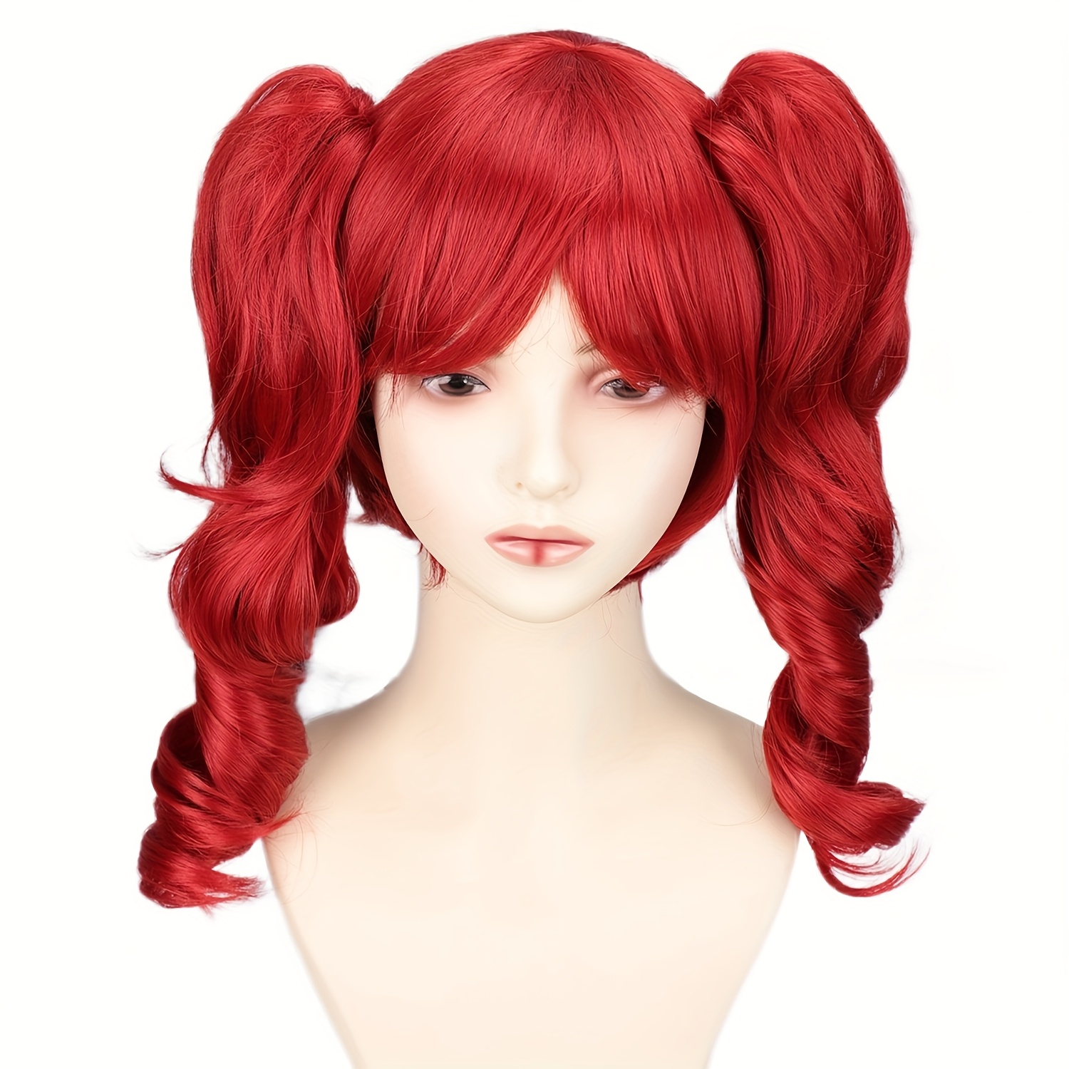 womens heat resistant synthetic fiber curly red wig with blonde roots   style hair   costume for halloween circus cosplay comfortable   wavy   vibrant   versatile for themed parties casual attire ideal for   inspired looks suitable for all beige tones durable   anime cosplay perruque cosplay perruque halloween cosplay women halloween costume women Product details 7