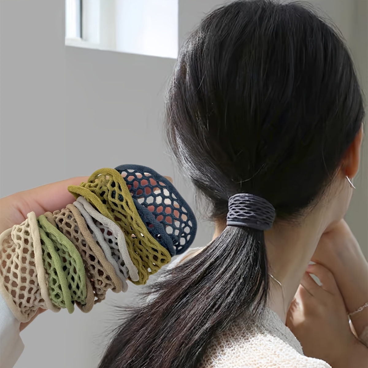 Prima Mesh Elastic Hair Tie set