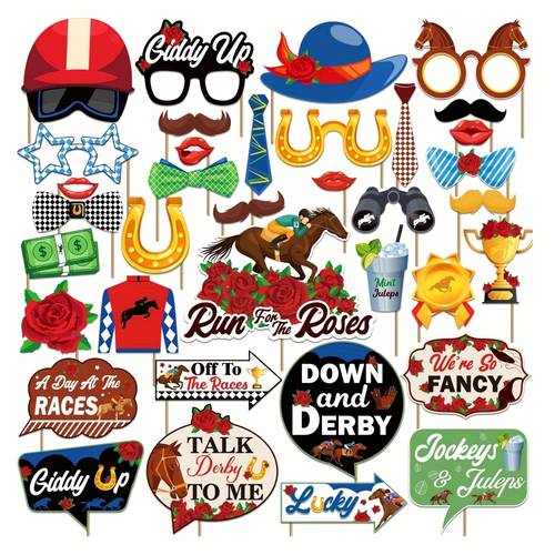 derby decorations photo props derby photo booth props photo booth props derby decorations photo props for festival decor
