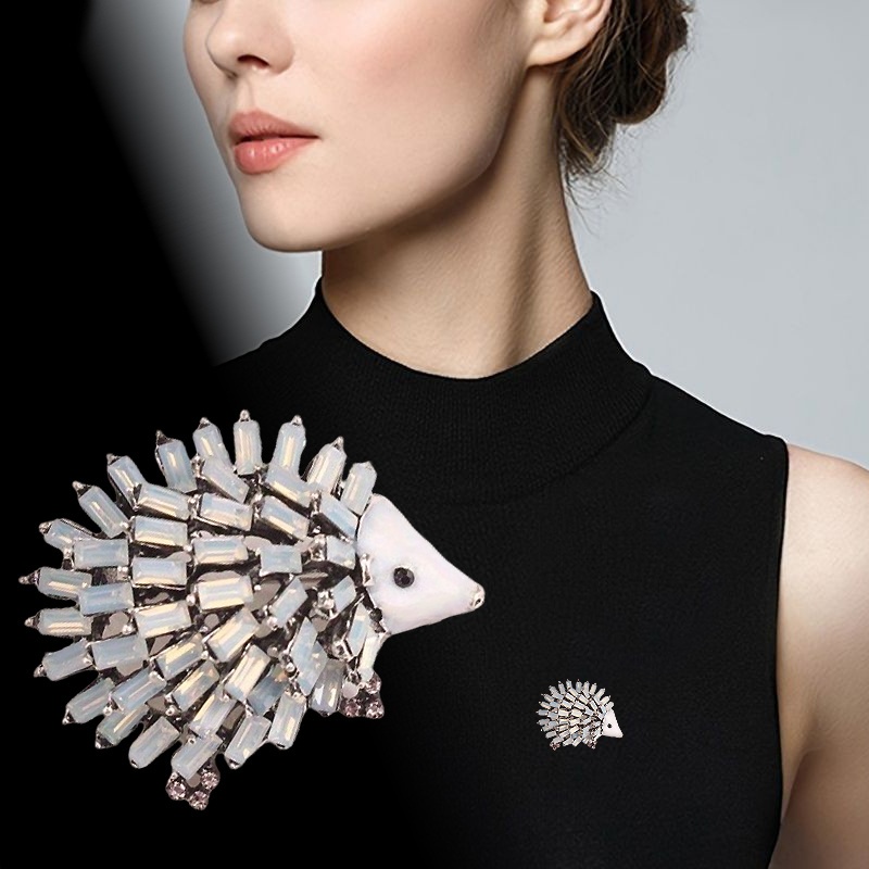 TEMU 1 Adorable Hedgehog Pin Or Brooch, A Stylish Accessory For Women, Embellishing Scarves, Dresses, Jackets, Bags, And More. A Wonderful Gift For