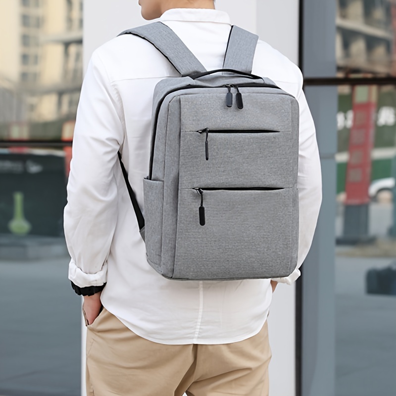 3pcs oxford fabric material backpack with crossbody bag and purse zipper closure and polyester lining bag travel commuting and daily use details 9