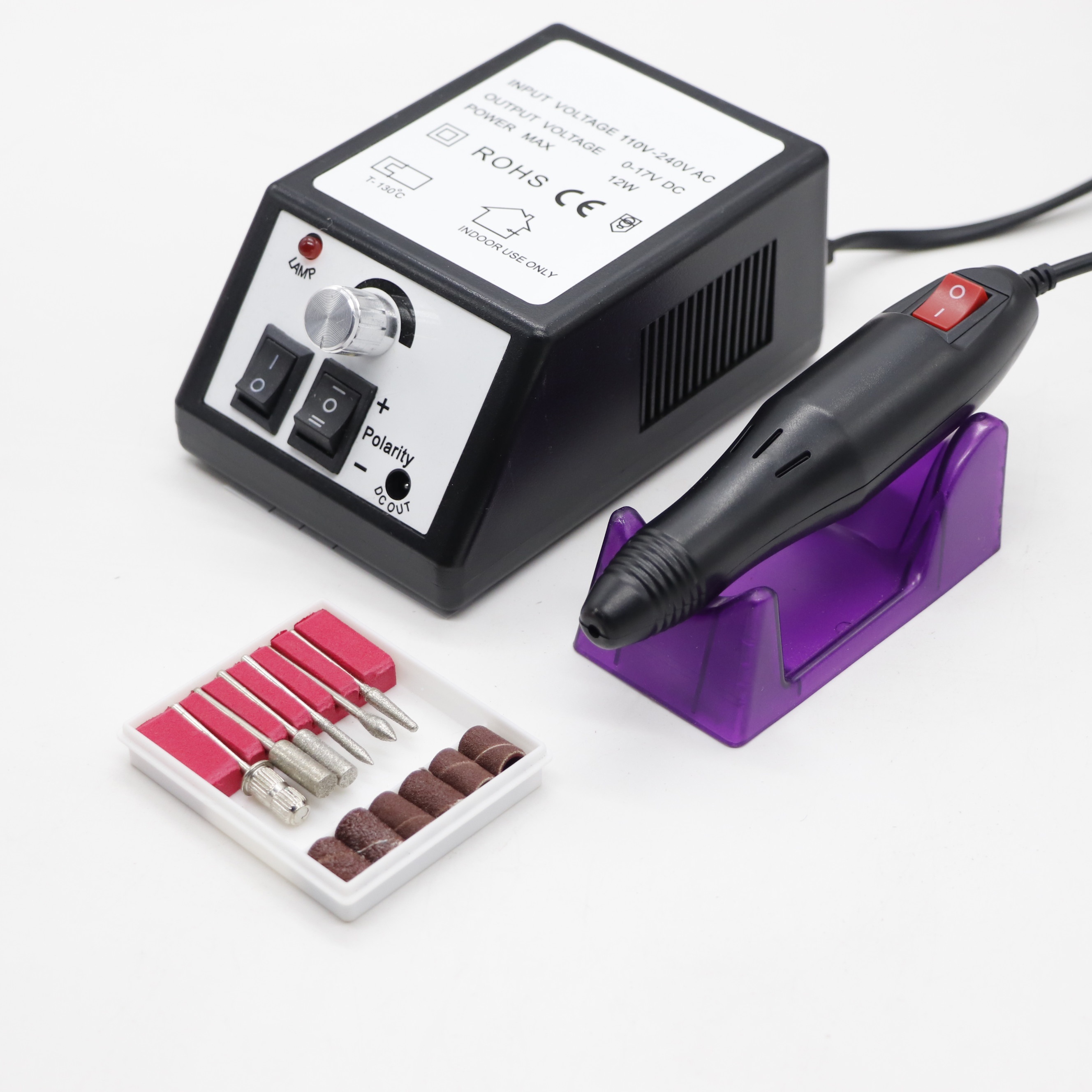 TEMU 20000 Rpm Electric Nail Drill Machine Mill Cutter Sets For Manicure Nail Tips Manicure Electric Professional Electric Nail Drill Machine Set -