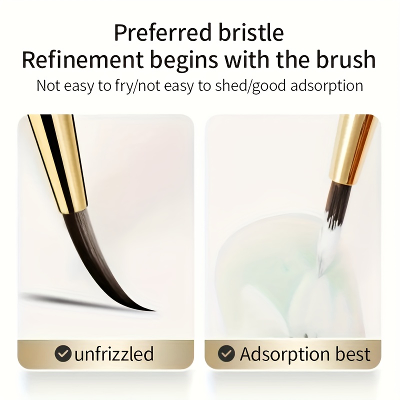 3pcs Fine Tip Multi-Functional Nail Art Brushes Set