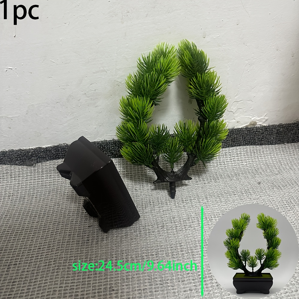 TEMU New Upgraded U-shaped Artificial Pine Tree, Exquisite And Elegant Design. No Watering, No Pruning, Suitable For Indoor And Outdoor Placement,