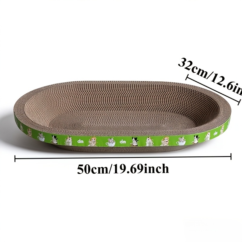 TEMU 1pc Thickened Cat Scratching Board, -one Toy For Play And Rest
