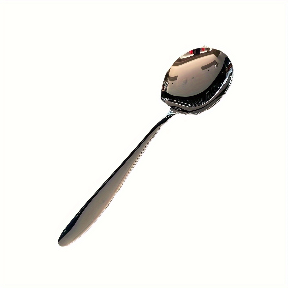 

1pc Oversized Spoon, Stainless Steel For Gatherings, And , Long , Thickened For Stirring And Salad , Accessories