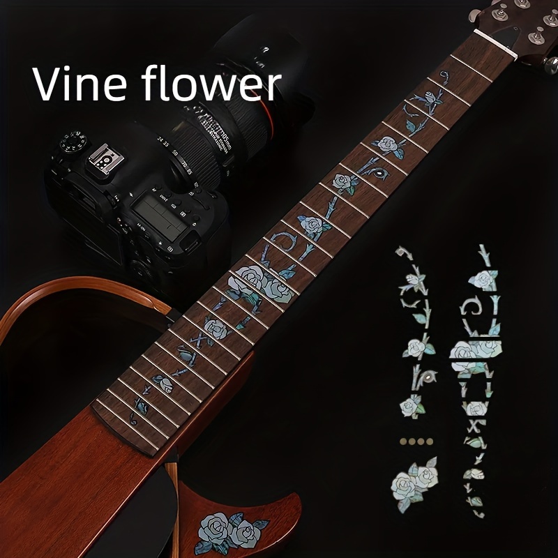 Guitar & Ukulele Fretboard Stickers - Durable ABS, Enhance Your Instrument's Look