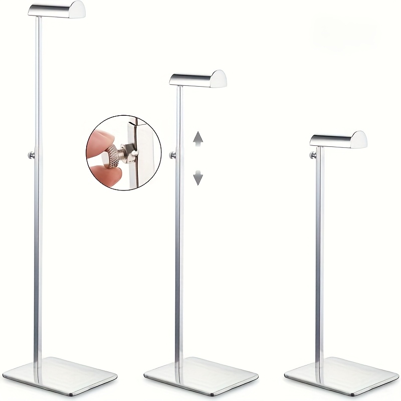 adjustable hanging bag display rack set retail display accessory store fixture supply stable durable easy assemble space saving multi use practical holder for bags wallets for clothing store boutique shop trade   merchandise display use suit