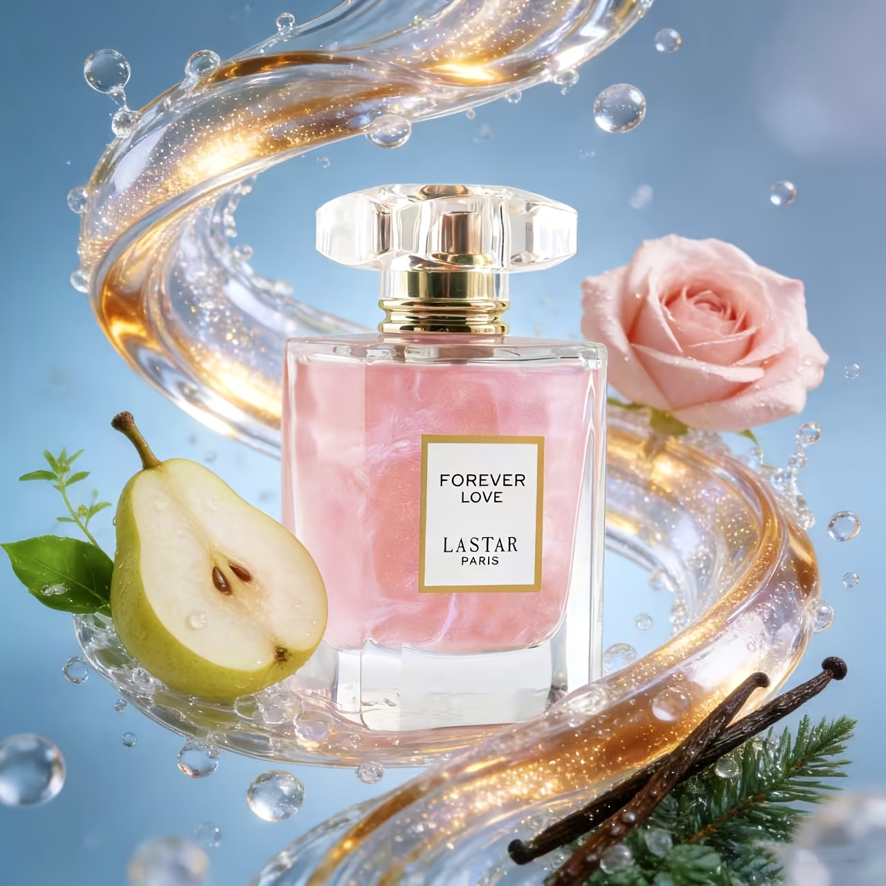 TEMU [women' Perfume] Women's Luxurious And Romantic Perfume, With Flower And Fruit Fragrance, Is Fresh And Romantic, Lasting And Full-bodied,