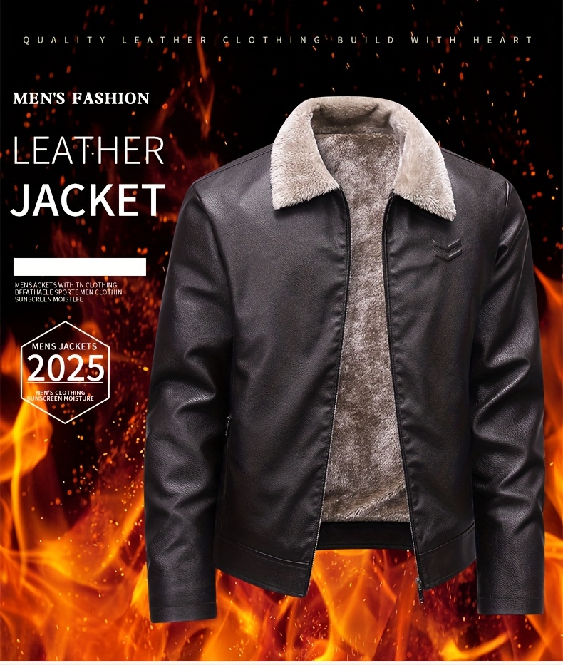 Chaqueta Bomber Sijidou OBM para Hombre con Cuello de Piel - Abrigo Casual Invierno , Forro y Capa de Poliéster, Bolsillos con Cremallera, Ajuste Regular para Estilo Urbano y Uso Diario